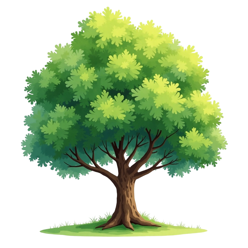 Vibrant Tree Illustration